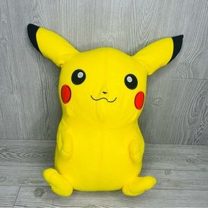 Pokemon PIKACHU Large 22” Plush Toy Factory Stuffed Animal plush toy collectible